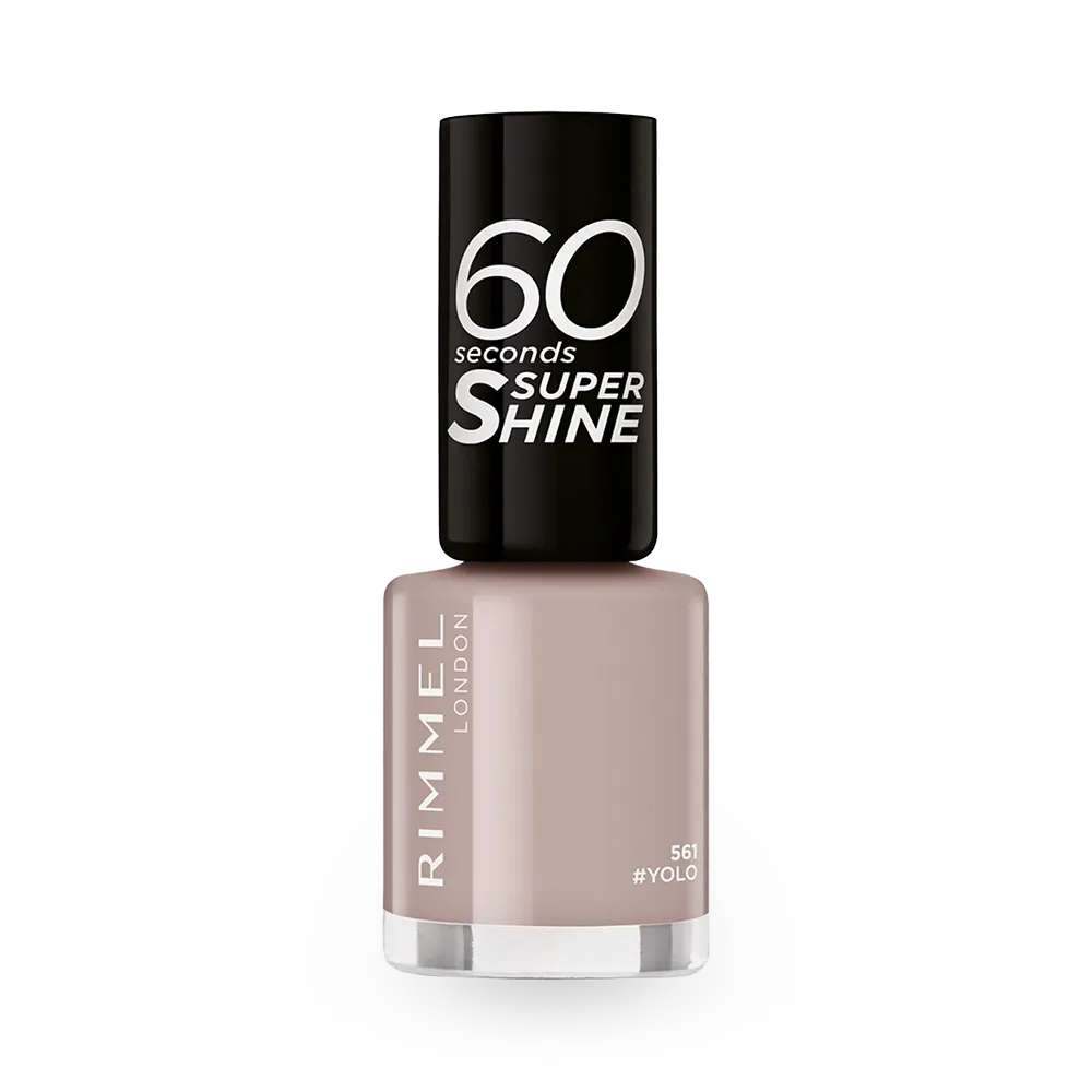Rimmel London 60 Seconds Super Shine Nail Polish - 561 Yolo (8 ml) thumbnail 1