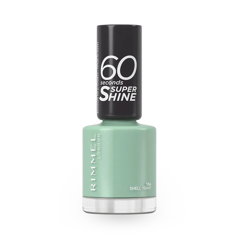 Rimmel London 60 Seconds Super Shine Nail Polish - 154 Shell Yeah! (8 ml) thumbnail 1