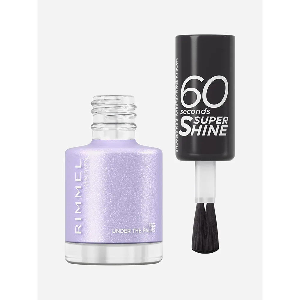 Rimmel London 60 Seconds Super Shine Nail Polish - 153 Under The Palms (8 ml) thumbnail 2
