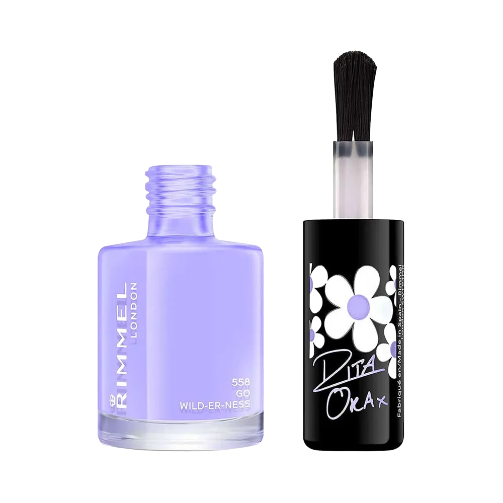 Rimmel London 60 Seconds Super Shine Nail Polish - 558 Go Wild-Er-Ness (8 ml) thumbnail 2