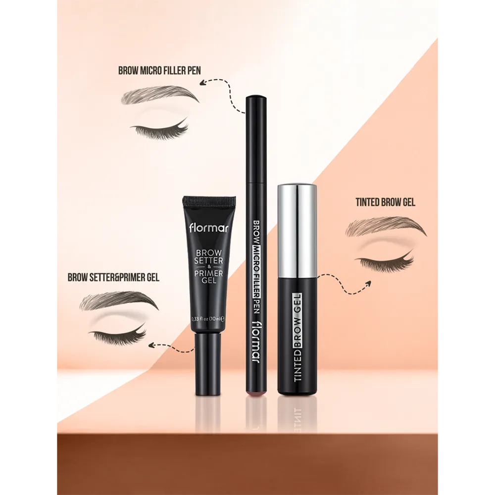 Flormar Brow Micro Filler Pen - 004 Deep Brown (6.16 g) thumbnail 3