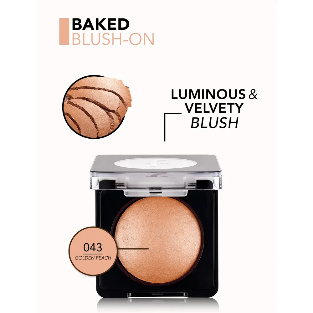 Flormar Baked Blush-On - 043 Golden Peach thumbnail 3