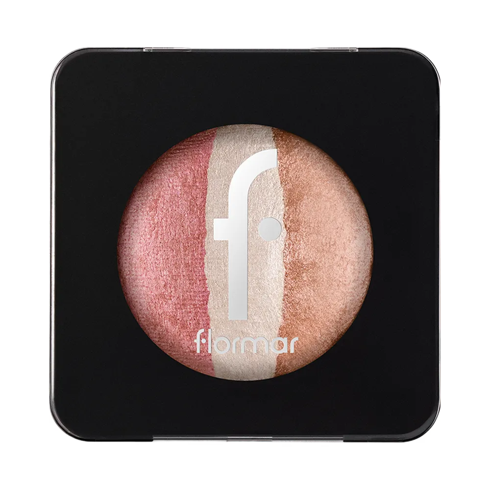 Flormar Baked Blush-On - 053 Pinky Trio thumbnail 2