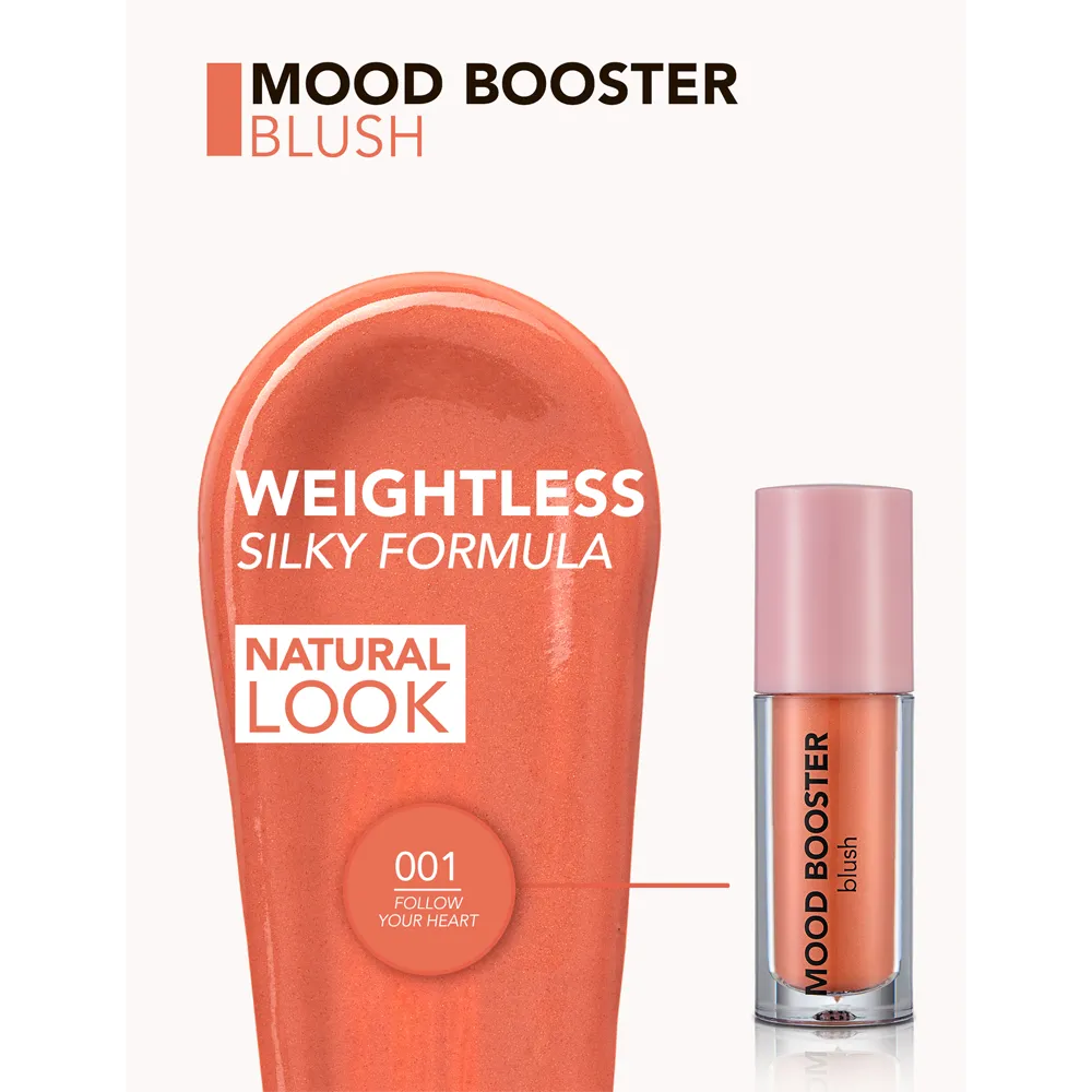 Flormar Mood Booster Blush - 001 Follow Your Heart thumbnail 3