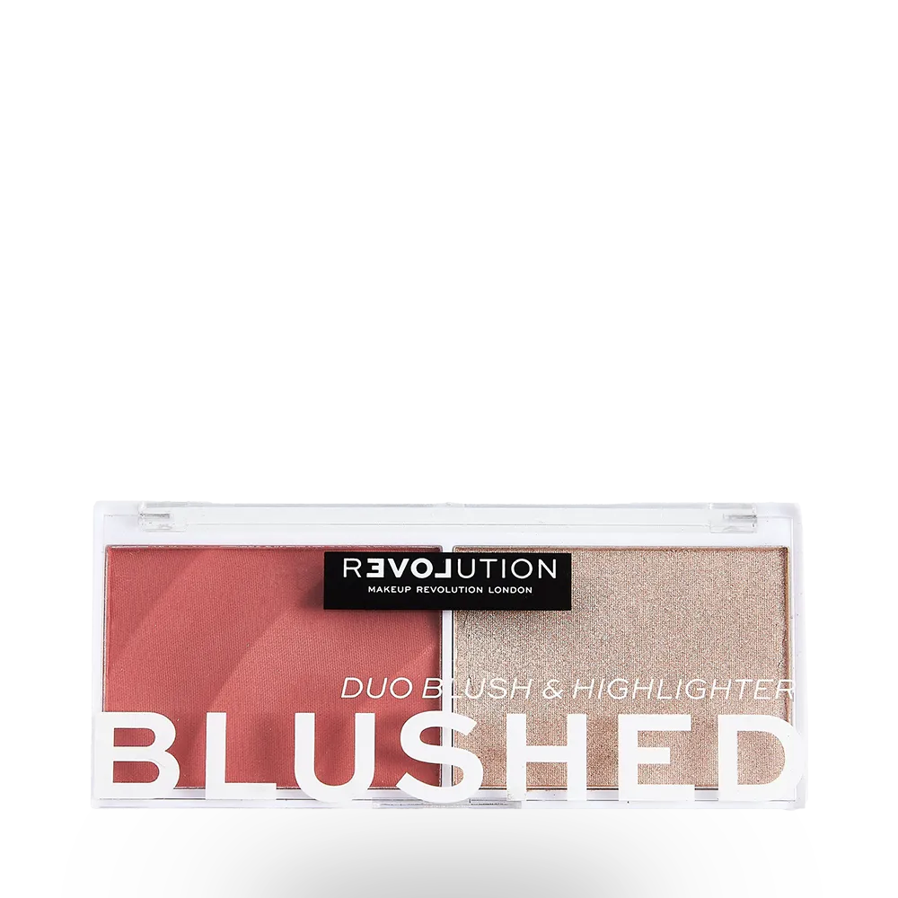 Makeup Revolution Relove Colour Play Blushed Duo - Cute thumbnail 1