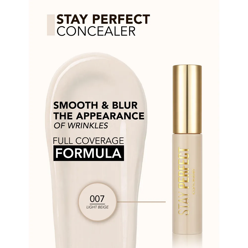 Flormar Stay Perfect Concealer - 007 Light Beige (12.5 ml) thumbnail 2