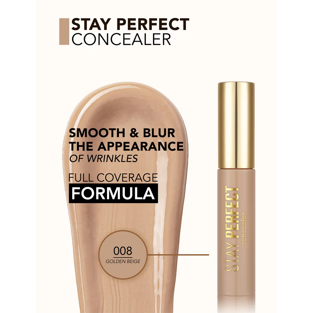 Flormar Stay Perfect Concealer - 008 Golden Beige (12.5 ml) thumbnail 2