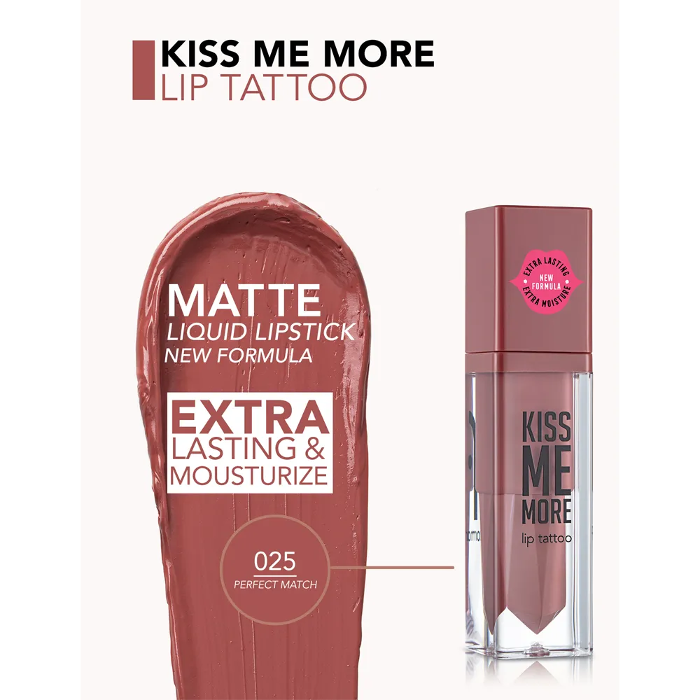 Flormar Kiss Me More Lip Tattoo - 025 Perfect Match thumbnail 2