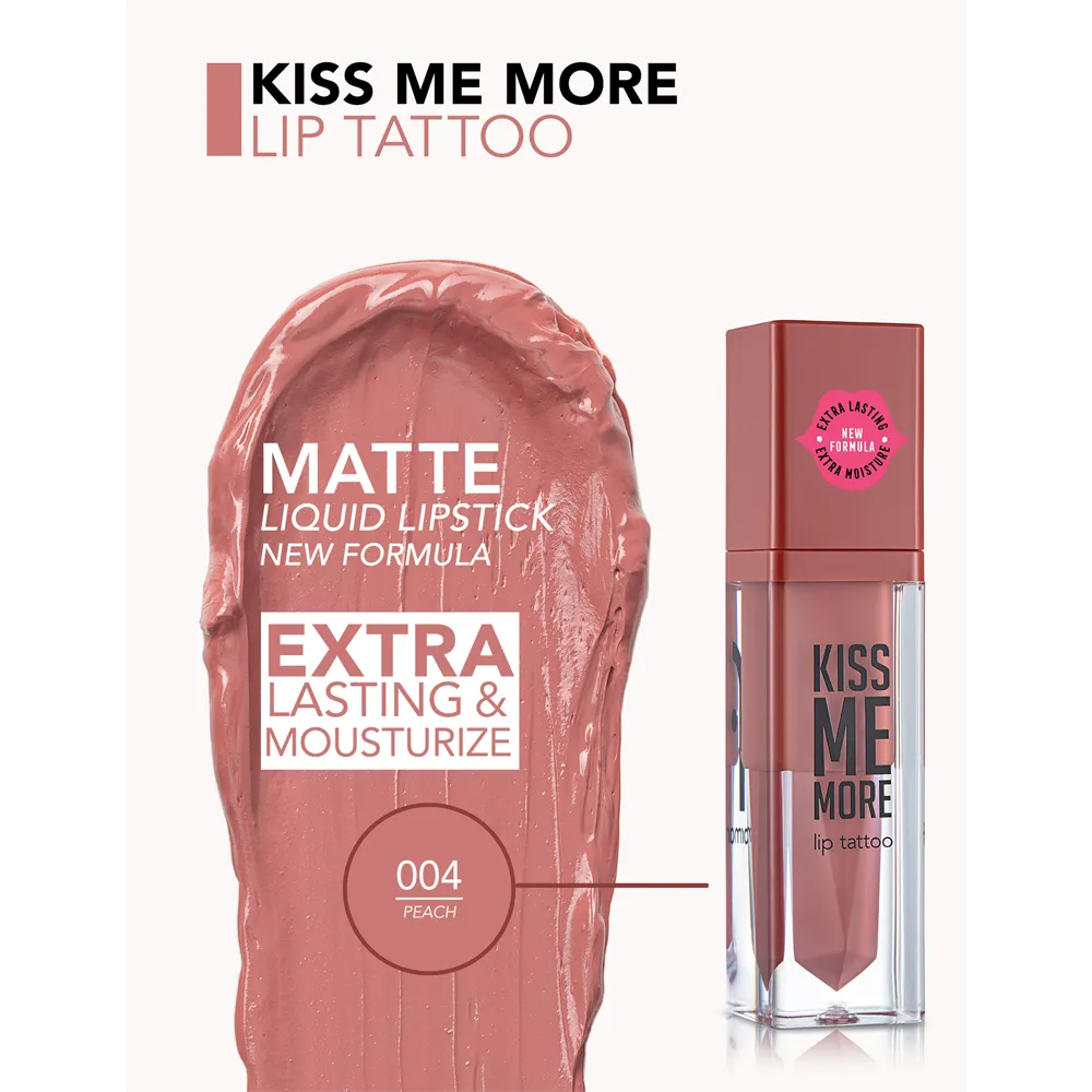 Flormar Kiss Me More Lip Tattoo - 004 Peach thumbnail 2