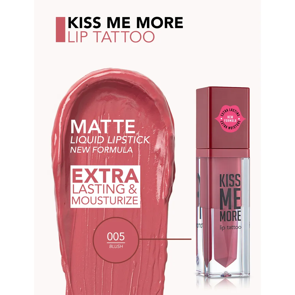 Flormar Kiss Me More Lip Tattoo - 005 Blush thumbnail 2