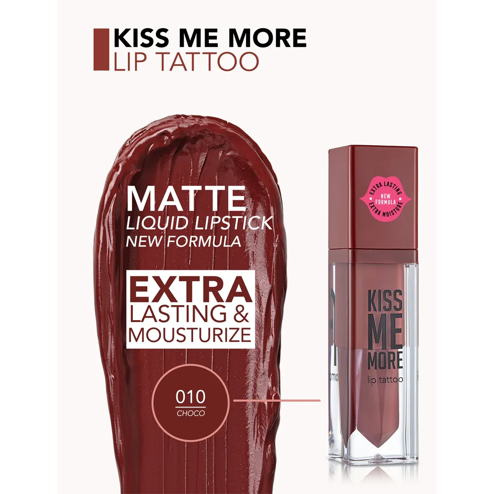 Flormar Kiss Me More Lip Tattoo - 010 Choco thumbnail 2
