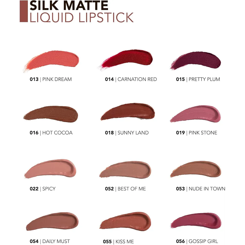 Flormar Silk Matte Liquid Lipstick - 054 Daily Must thumbnail 4