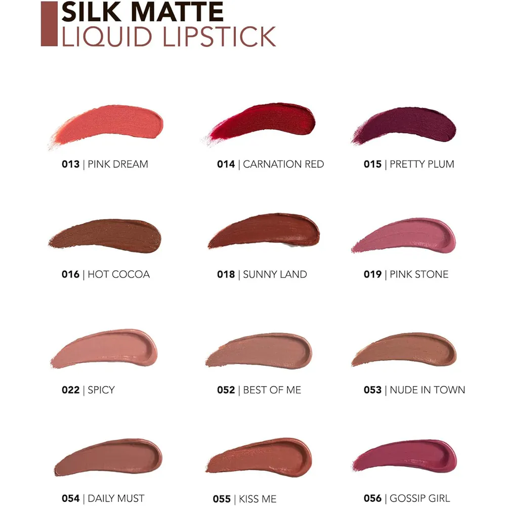 Flormar Silk Matte Liquid Lipstick - 054 Daily Must thumbnail 5