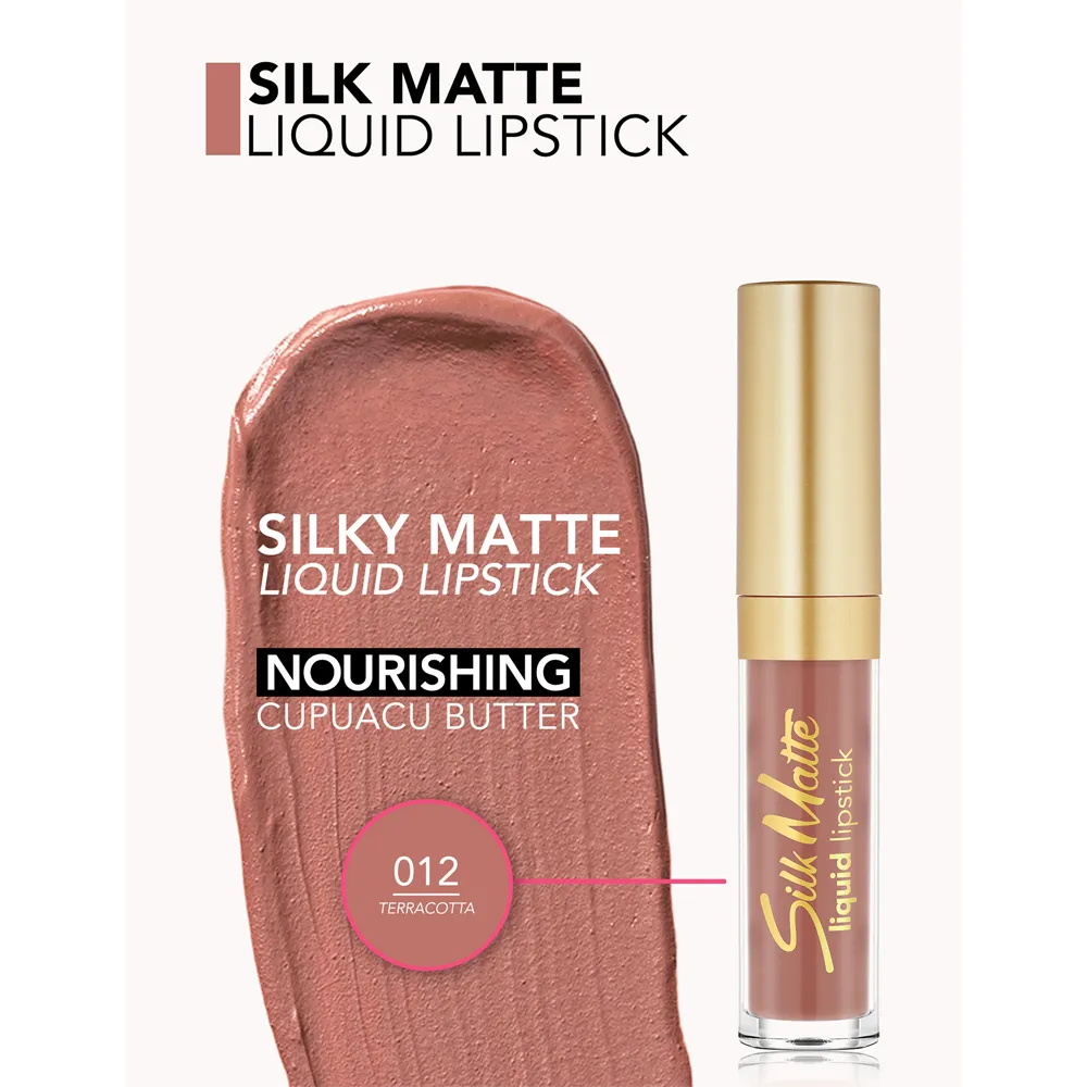 Flormar Silk Matte Liquid Lipstick - 012 Terracotta thumbnail 2