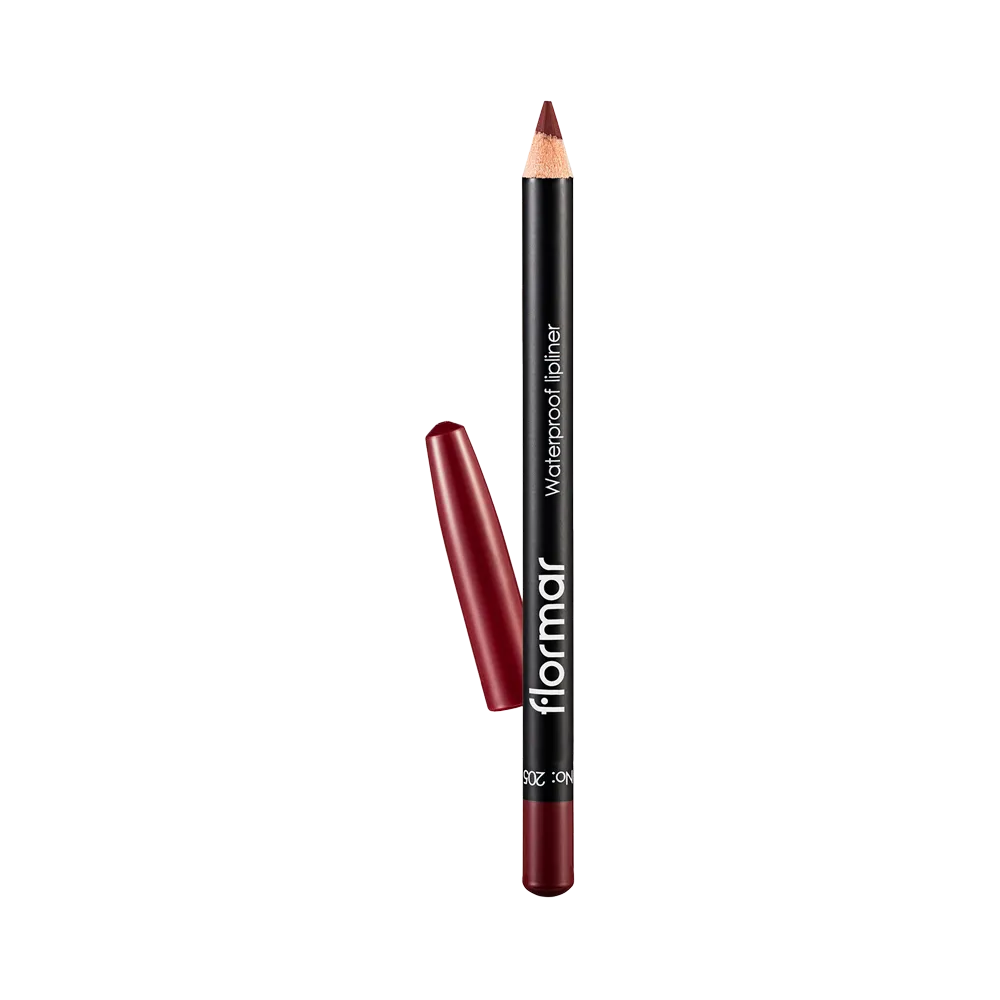Flormar Waterproof Lipliner - 205 Elegant Bordeaux (4.45 g) thumbnail 1