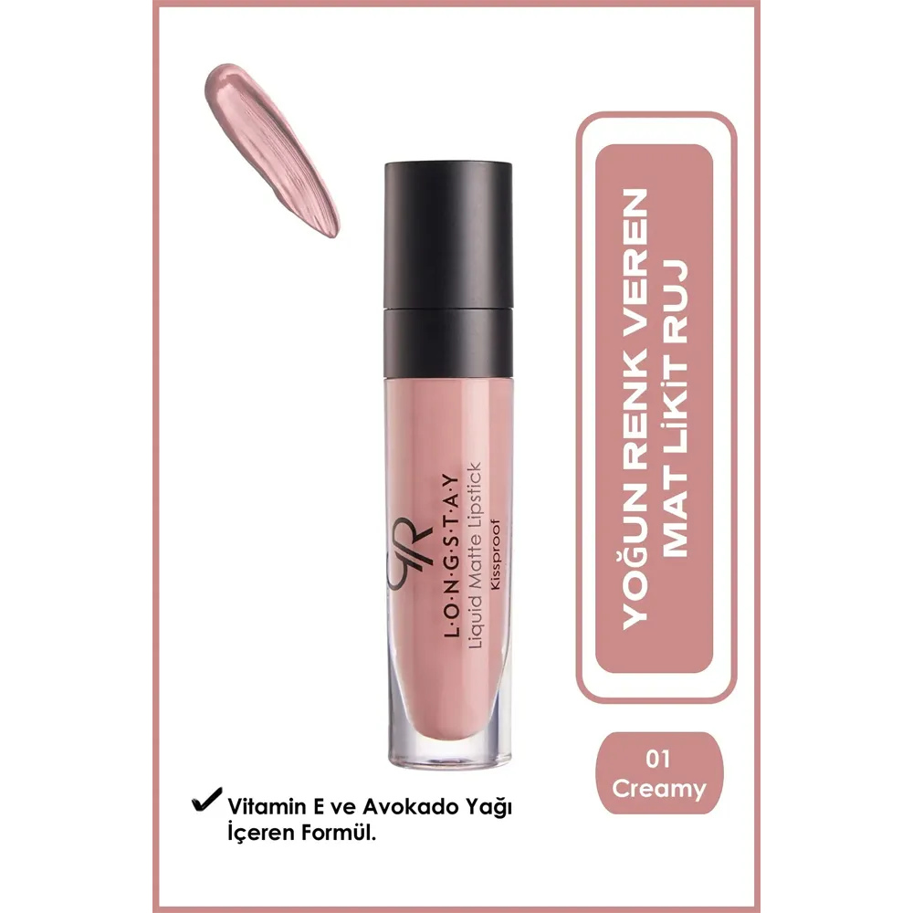 Golden Rose Longstay Liquid Matte Lipstick - 1 thumbnail 2