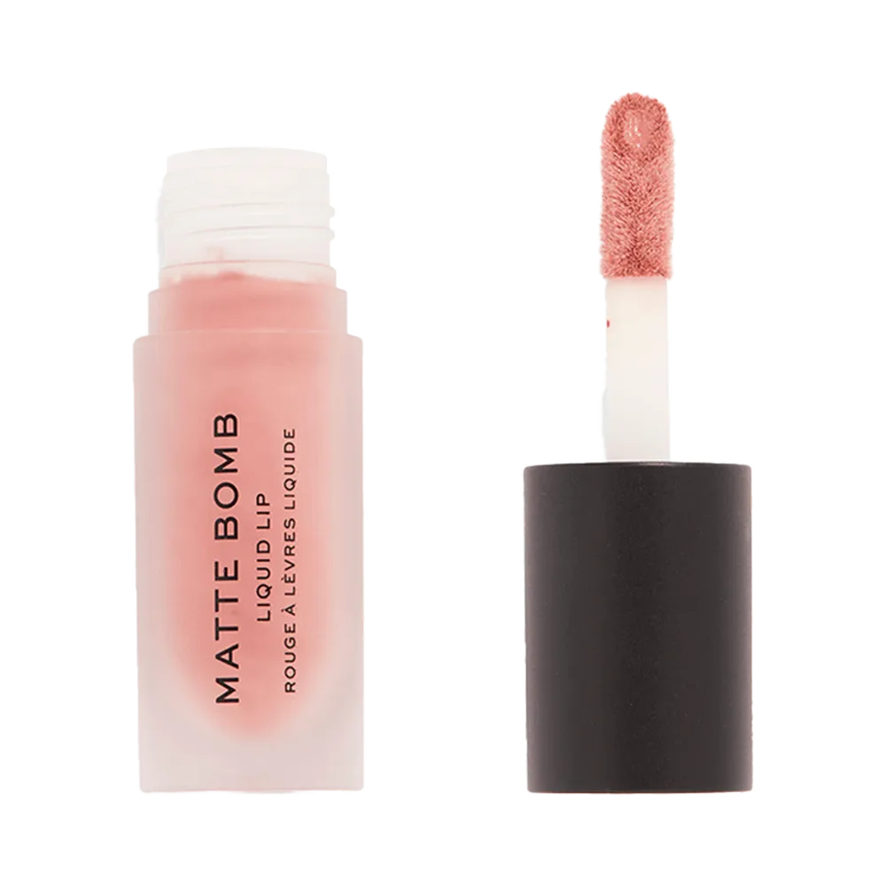 Makeup Revolution Matte Bomb Liquid Lipstick - Nude Magnet thumbnail 2