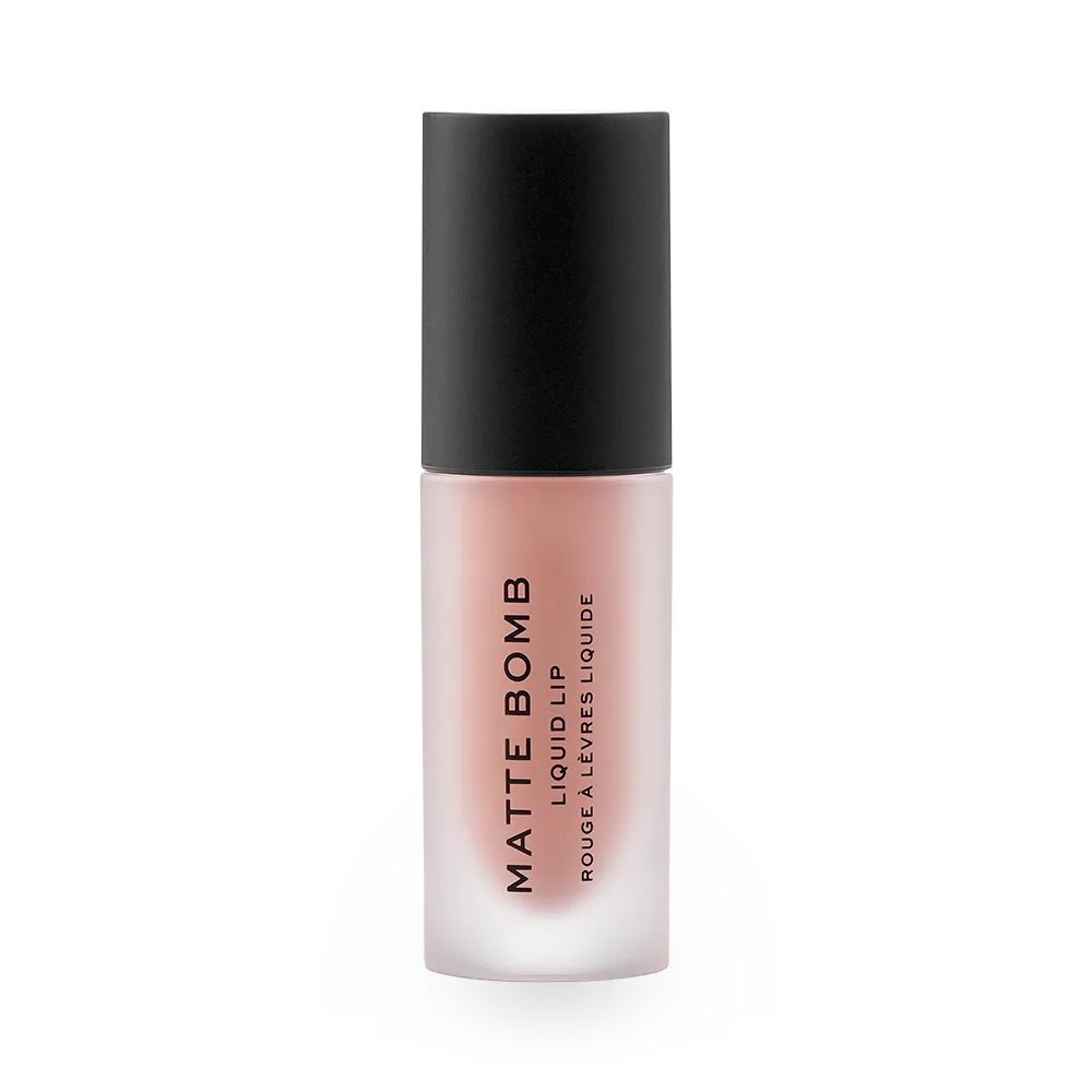 Makeup Revolution Matte Bomb Liquid Lipstick - Nude Allure thumbnail 1