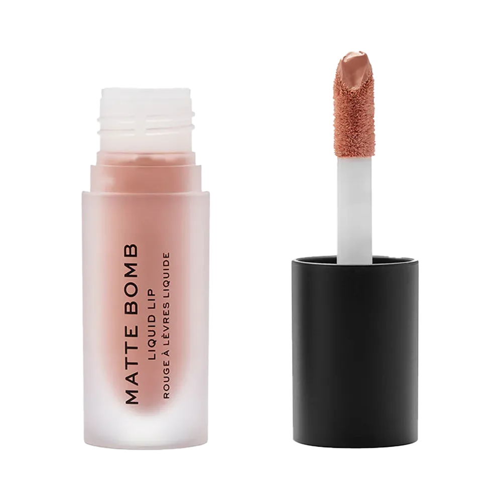 Makeup Revolution Matte Bomb Liquid Lipstick - Nude Charm thumbnail 2
