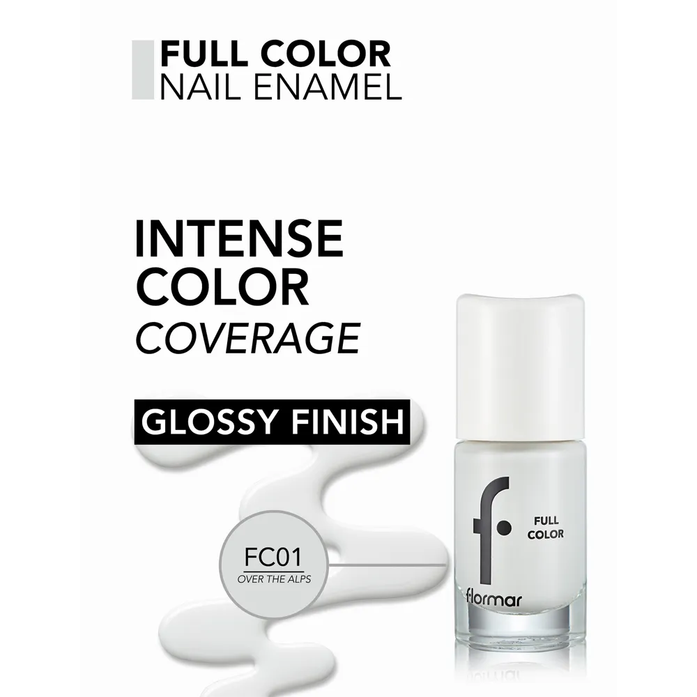 Flormar Full Color Nail Enamel - FC01 (8 ml) thumbnail 3
