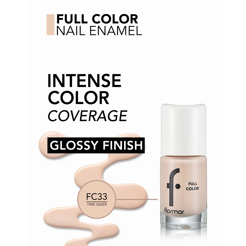 Flormar Full Color Nail Enamel - FC33 (8 ml) thumbnail 3
