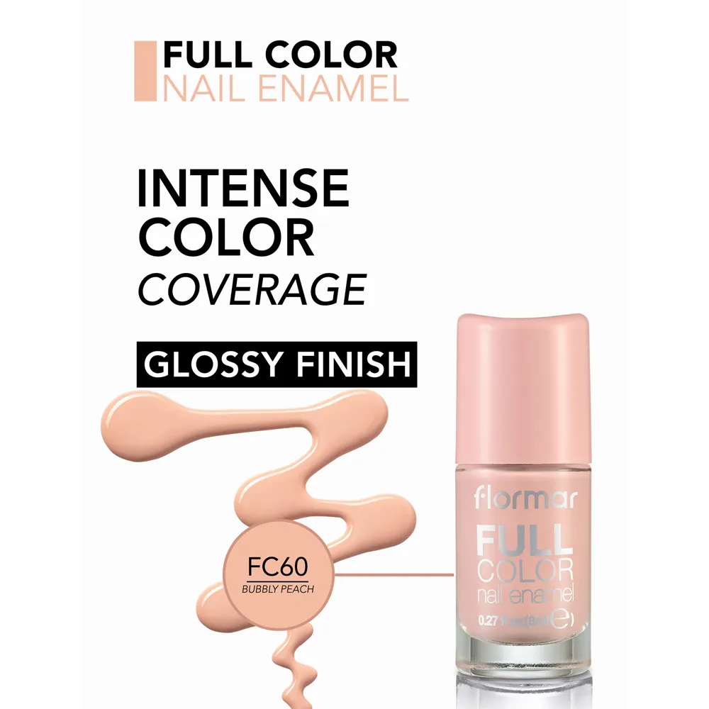 Flormar Full Color Nail Enamel - FC60 (8 ml) thumbnail 2