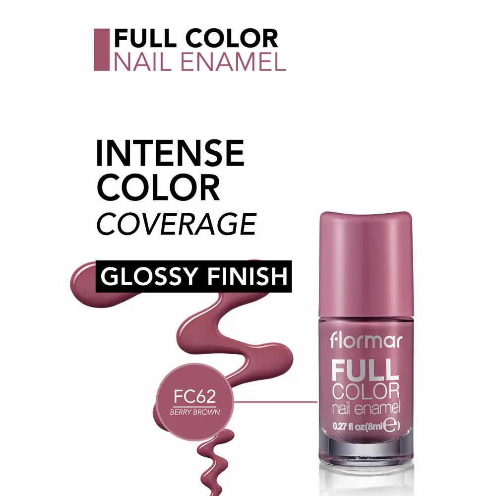 Flormar Full Color Nail Enamel - FC62 (8 ml) thumbnail 2