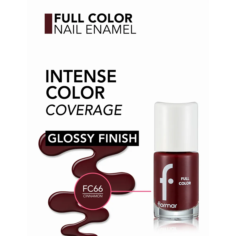 Flormar Full Color Nail Enamel - FC66 (8 ml) thumbnail 3
