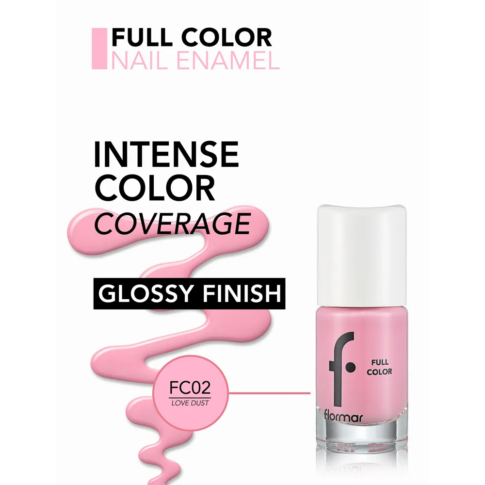 Flormar Full Color Nail Enamel - FC02 (8 ml) thumbnail 3