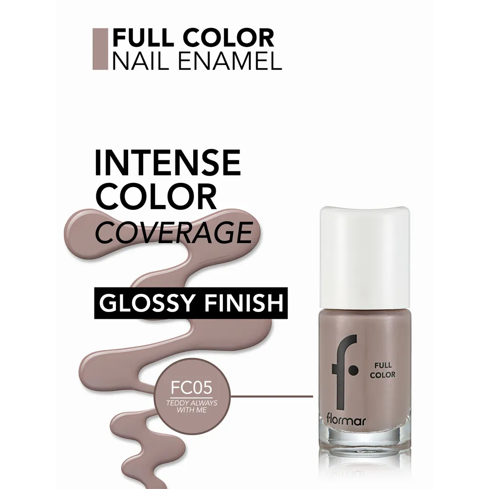 Flormar Full Color Nail Enamel - FC05 (8 ml) thumbnail 3