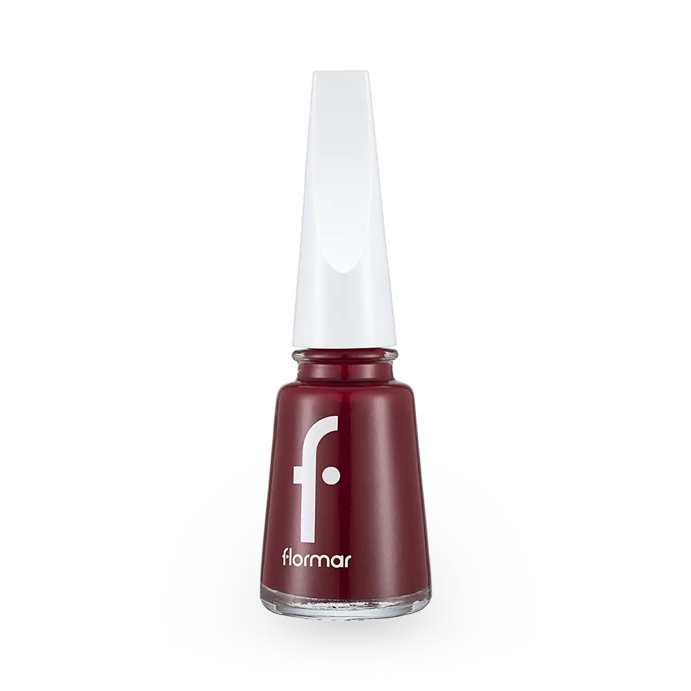 Flormar Nail Enamel - 416 Straight Red New (11 ml) thumbnail 1