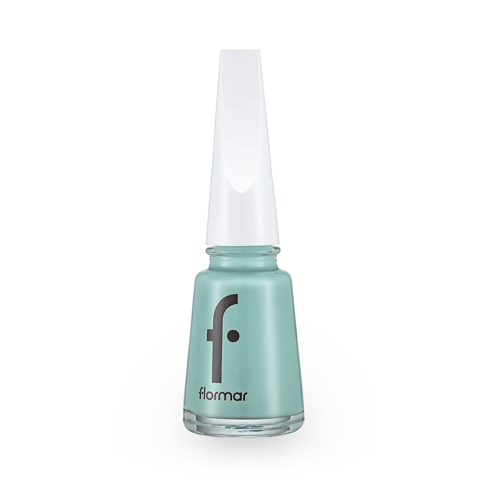 Flormar Nail Enamel - 424 Bluish Green New (11 ml) thumbnail 1