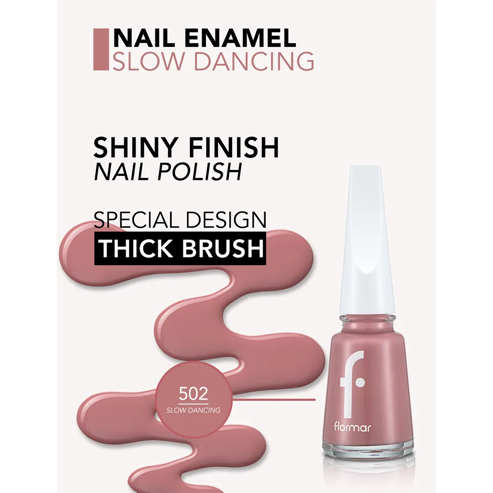 Flormar Nail Enamel - 502 Slow Dancing New (11 ml) thumbnail 3