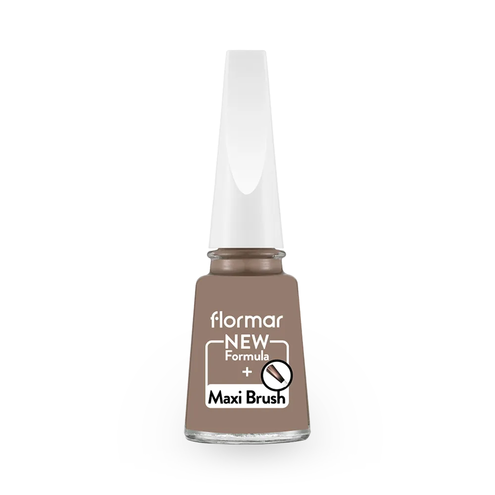 Flormar Nail Enamel - 508 Minky Brown New (11 ml) thumbnail 1