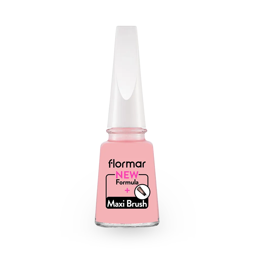 Flormar Nail Enamel - 077 Light Pink New (11 ml) thumbnail 1