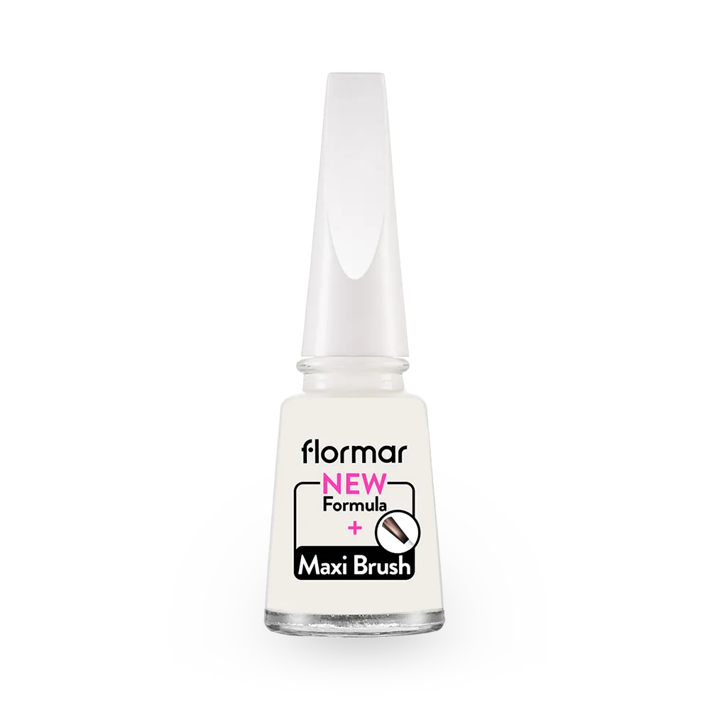 Flormar Nail Enamel - 319 White Dance New (11 ml) thumbnail 1