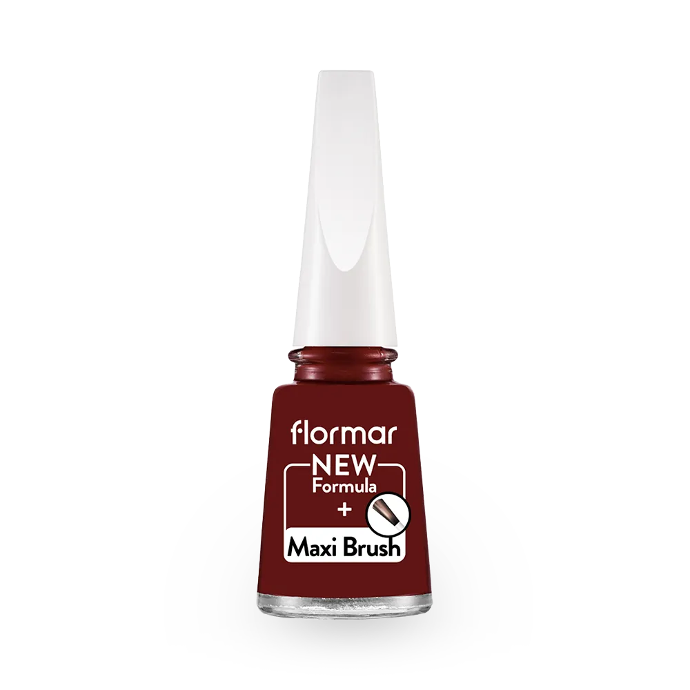 Flormar Nail Enamel - 385 Red Velvet New (11 ml) thumbnail 1