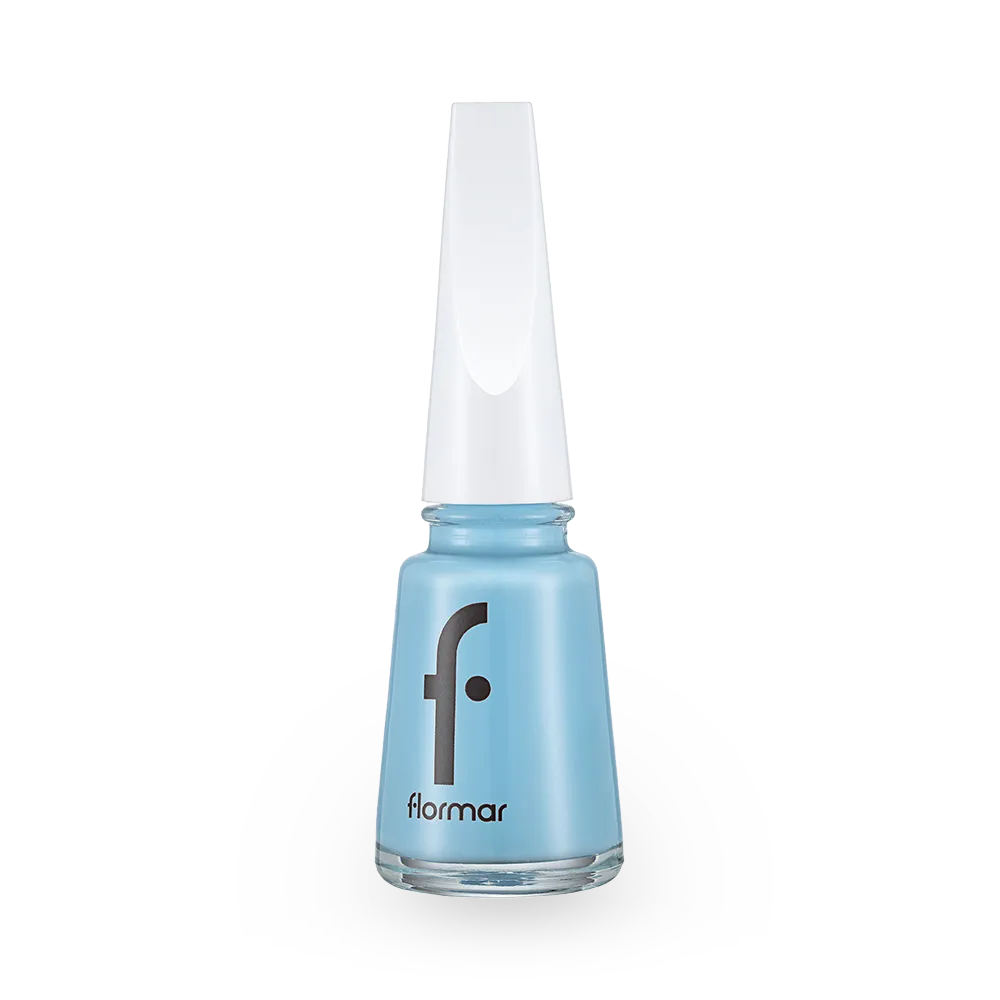 Flormar Nail Enamel - 423 Baby Blue New (11 ml) thumbnail 1