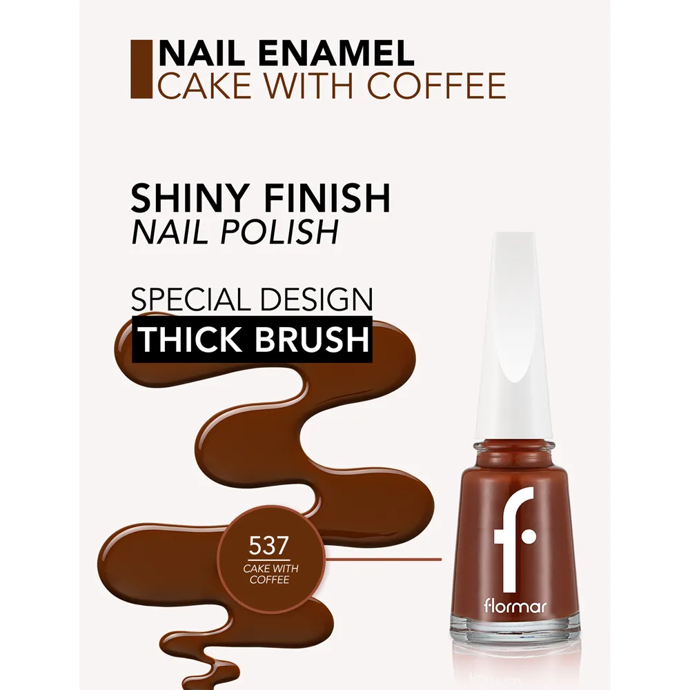 Flormar Nail Enamel - 537 Cake With Coffee (11 ml) thumbnail 3
