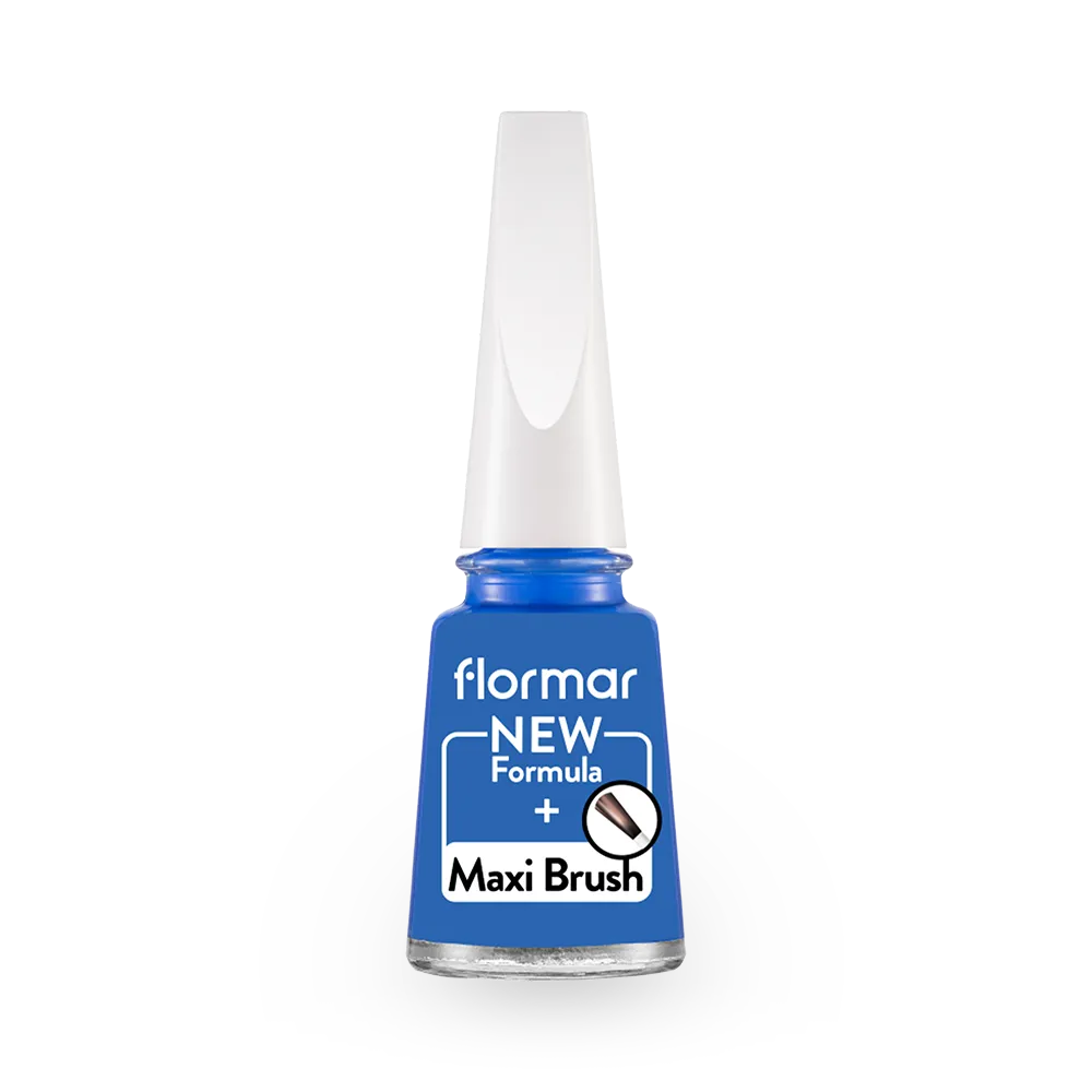 Flormar Nail Enamel - 487 Navy Blue New (11 ml) thumbnail 1