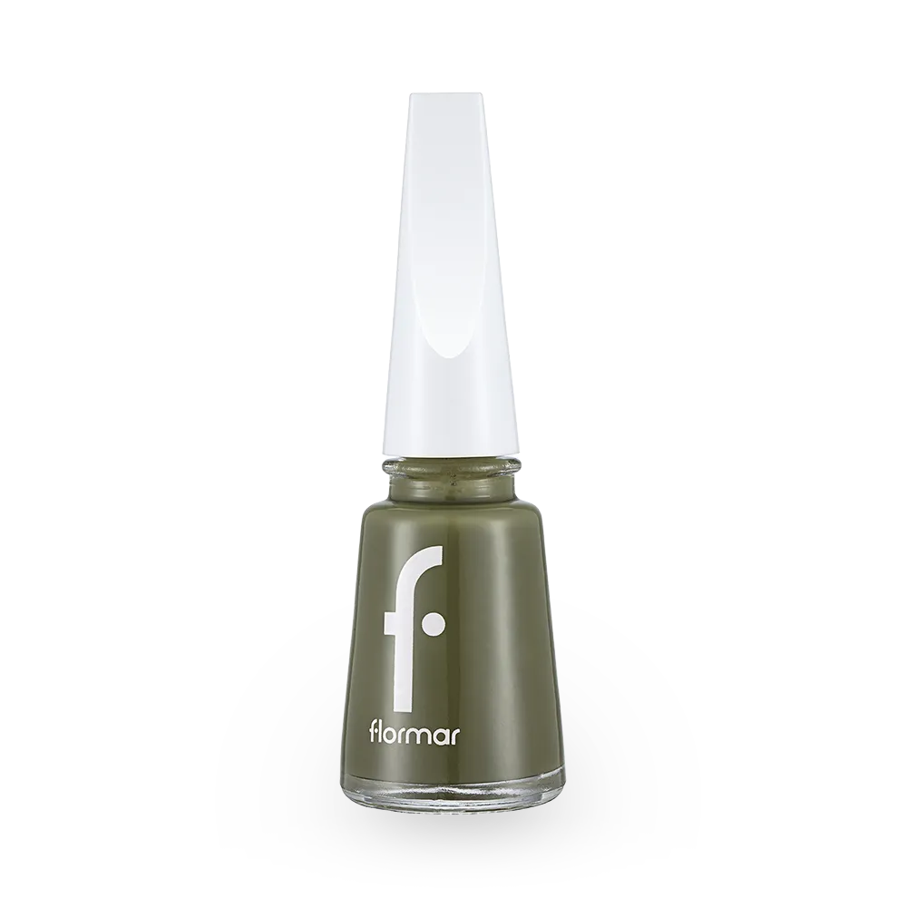 Flormar Nail Enamel - 454 Army Glam New (11 ml) thumbnail 1