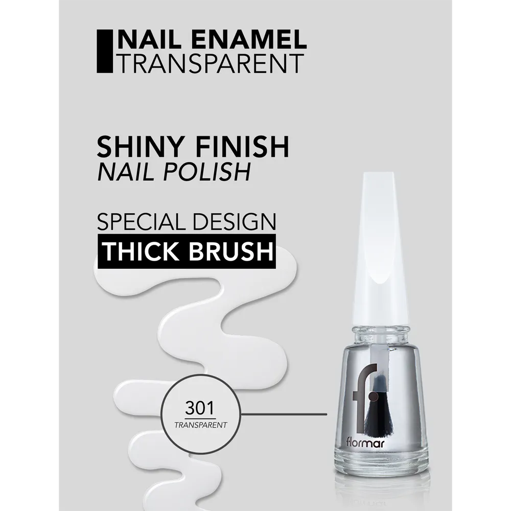 Flormar Nail Enamel - 301 Glass Effect New (11 ml) thumbnail 2