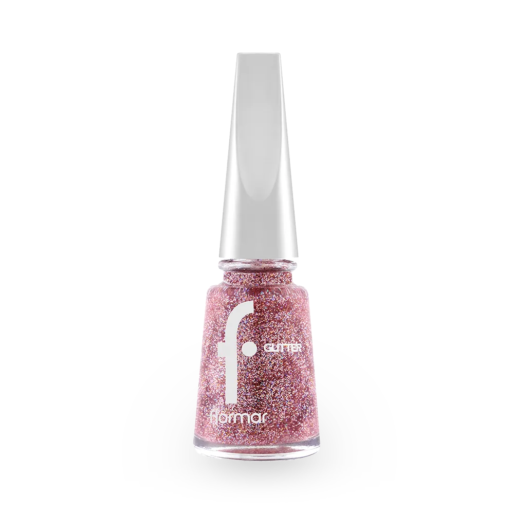 Flormar Glitter Nail Enamel - GL39 In Silver (11 ml) thumbnail 1