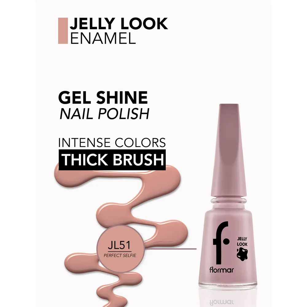Flormar Jelly Look Nail Enamel - JL51 Perfect Selfie (11 ml) thumbnail 2