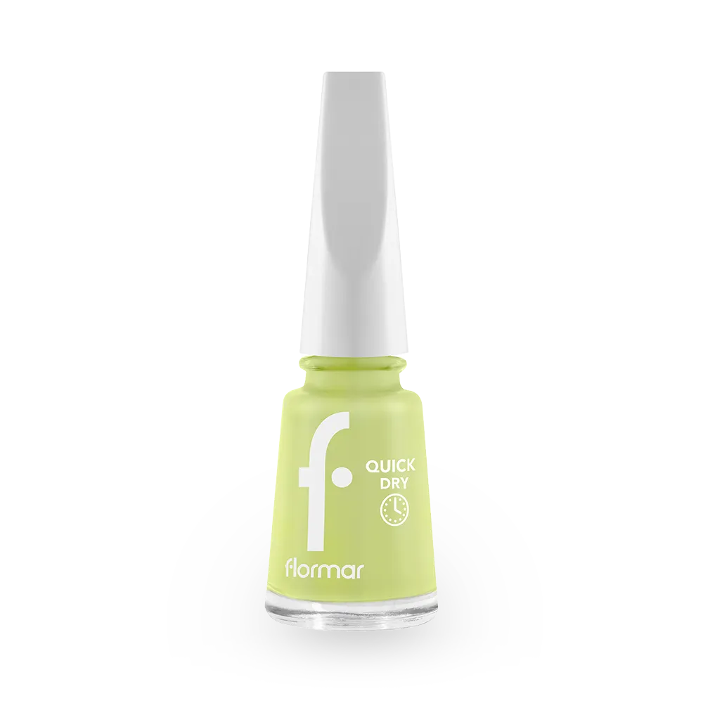 Flormar Quick Dry Nail Enamel - QD43 Green First (11 ml) thumbnail 1
