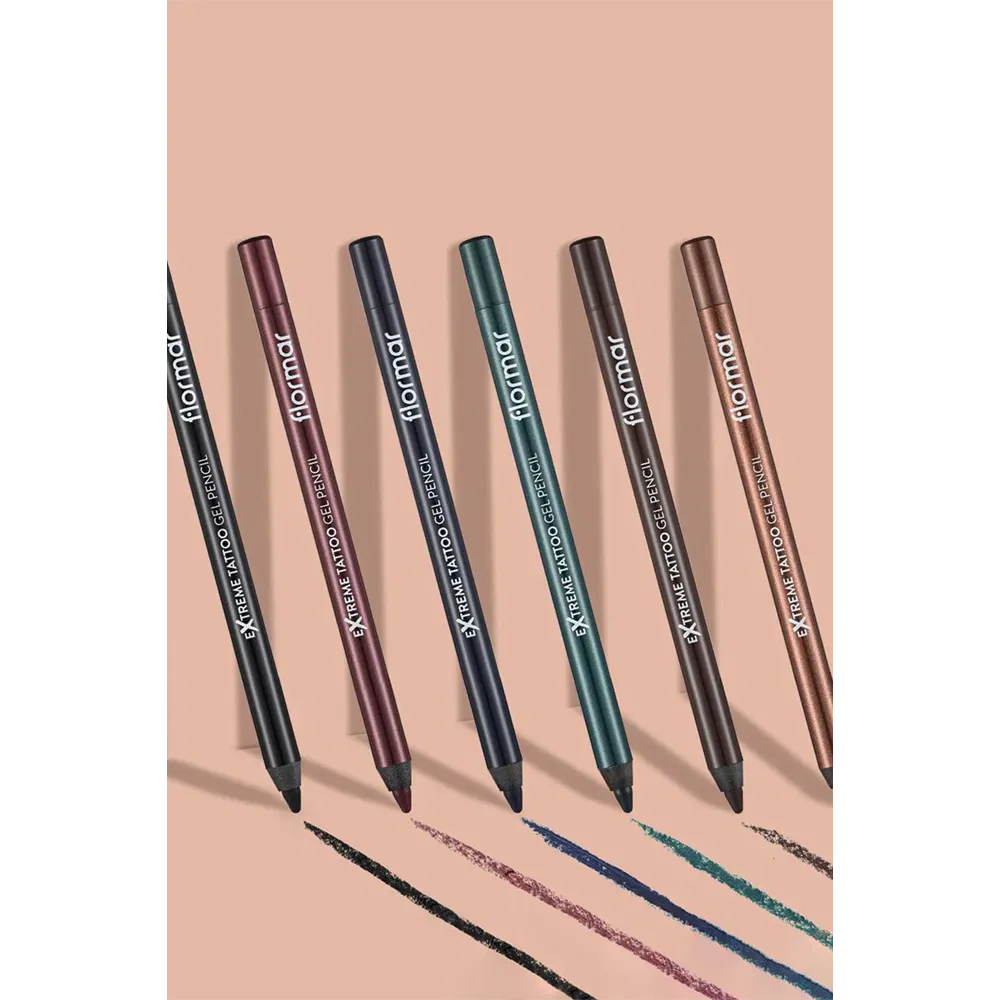 Flormar Extreme Tattoo Gel Pencil - 006 Onyx (1.2 g) thumbnail 6