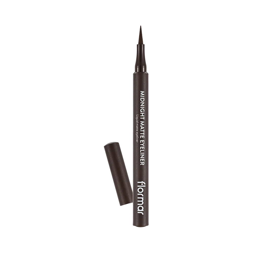 Flormar Midnight Matte Eyeliner - 002 Brown (1.2 ml) thumbnail 1