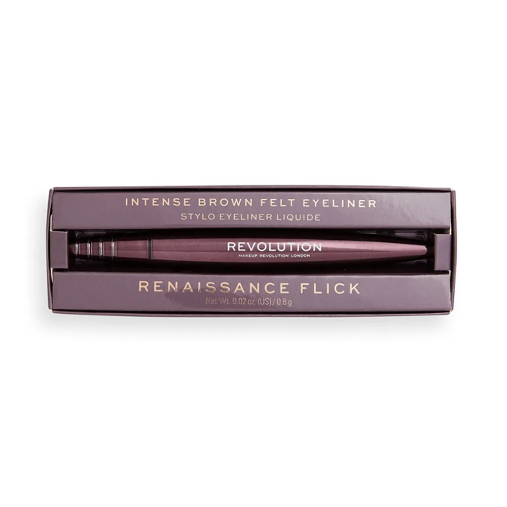 Makeup Revolution Renaissance Flick Eyeliner - Brown (0.8 g) thumbnail 2