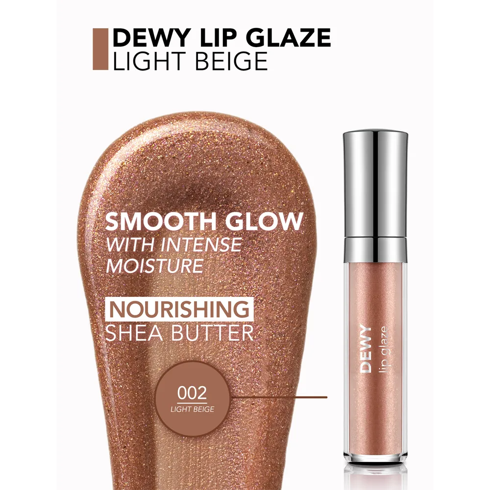 Flormar Dewy Lip Glaze - 002 Light Beige (4.5 g) thumbnail 4
