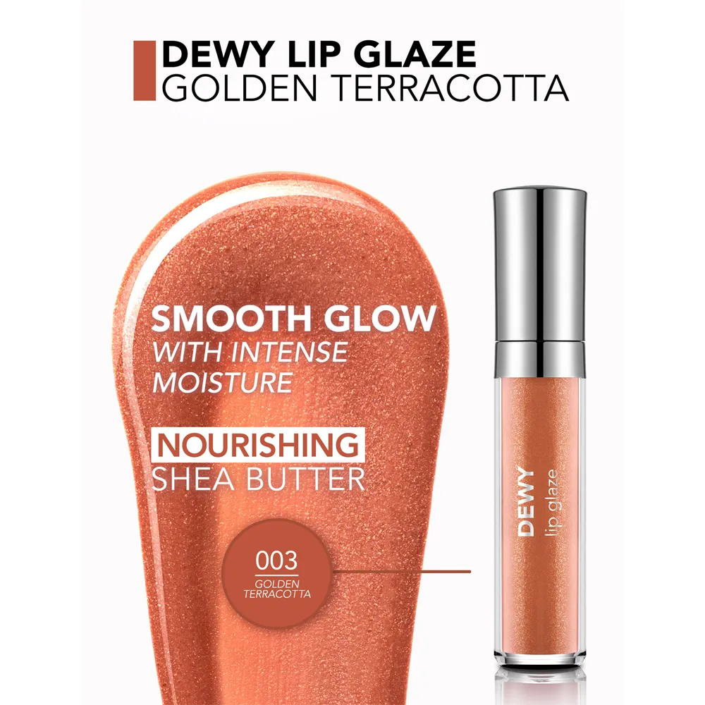 Flormar Dewy Lip Glaze - 003 Gldn Terracotta (4.5 g) thumbnail 4